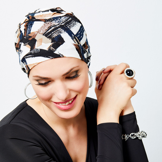 chimiothérapie : bonnets, foulards, turbans et franges